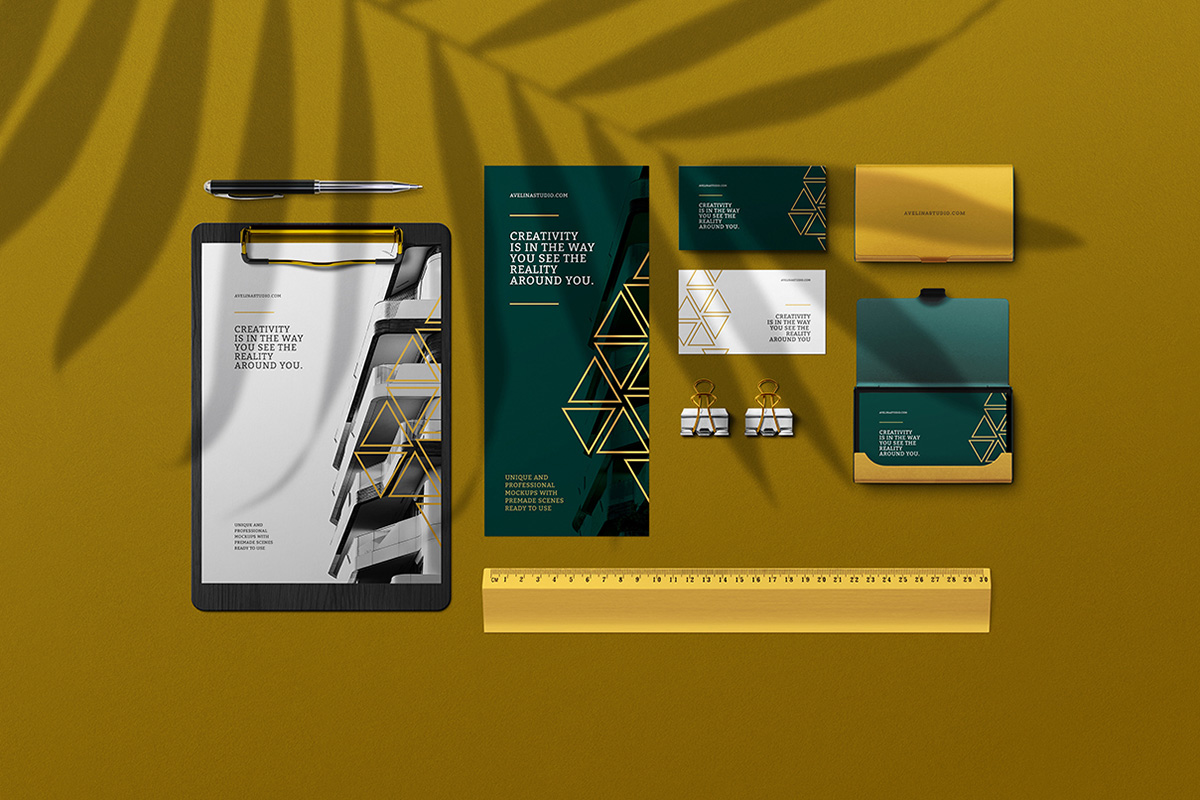 stationery-mockup-clipboard-a5-business-card-gold-golden-avelina-studio