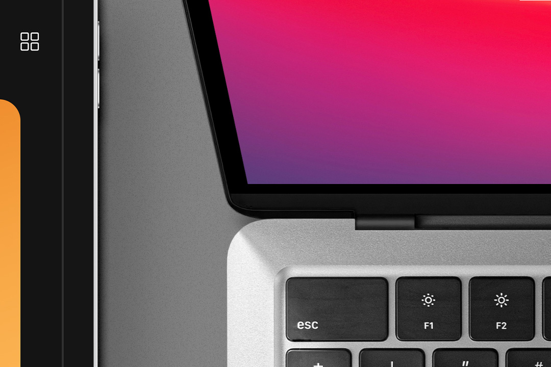 Laptop and Tablet Mockup - Flat-Lay Scene (MacBook Air, iPad Pro, Keyboard, Mouse) - Image 3