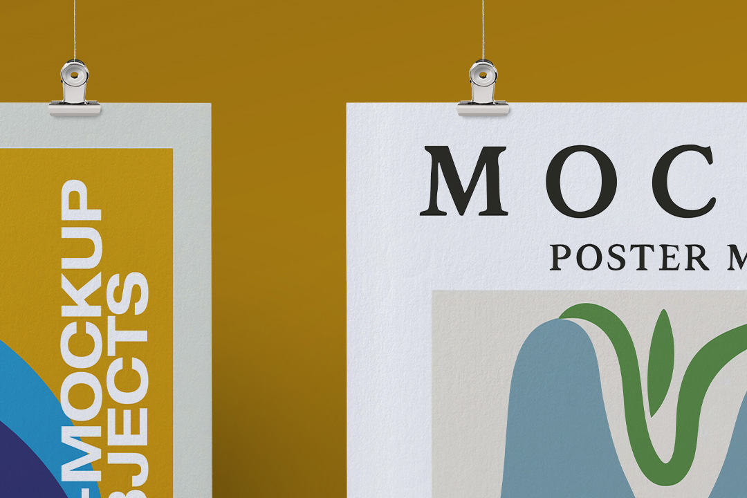 Free Poster Mockup – 50 × 70 - Image 2