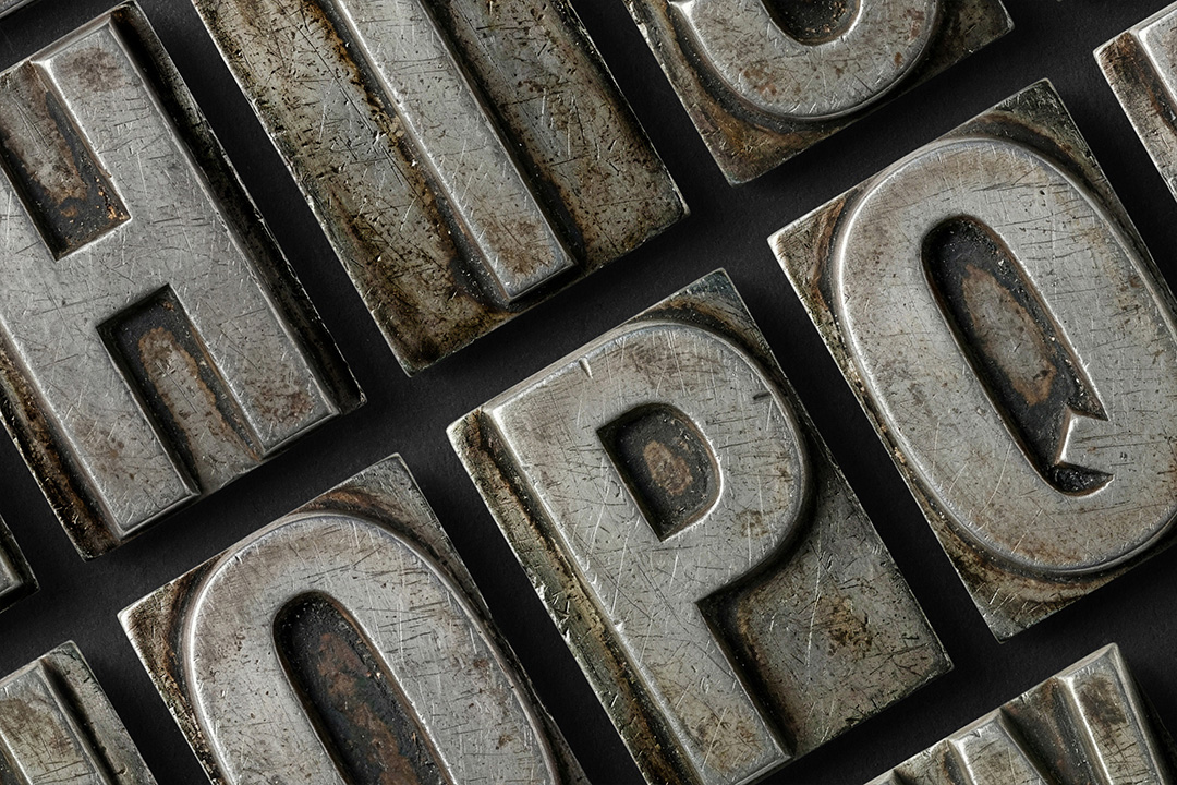 Metal Letterpress Alphabet & Numbers - Vintage Type Set - Image 6