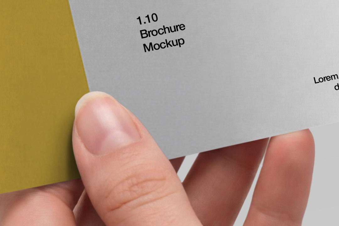Trifold Brochure Mockup Set - Image 8