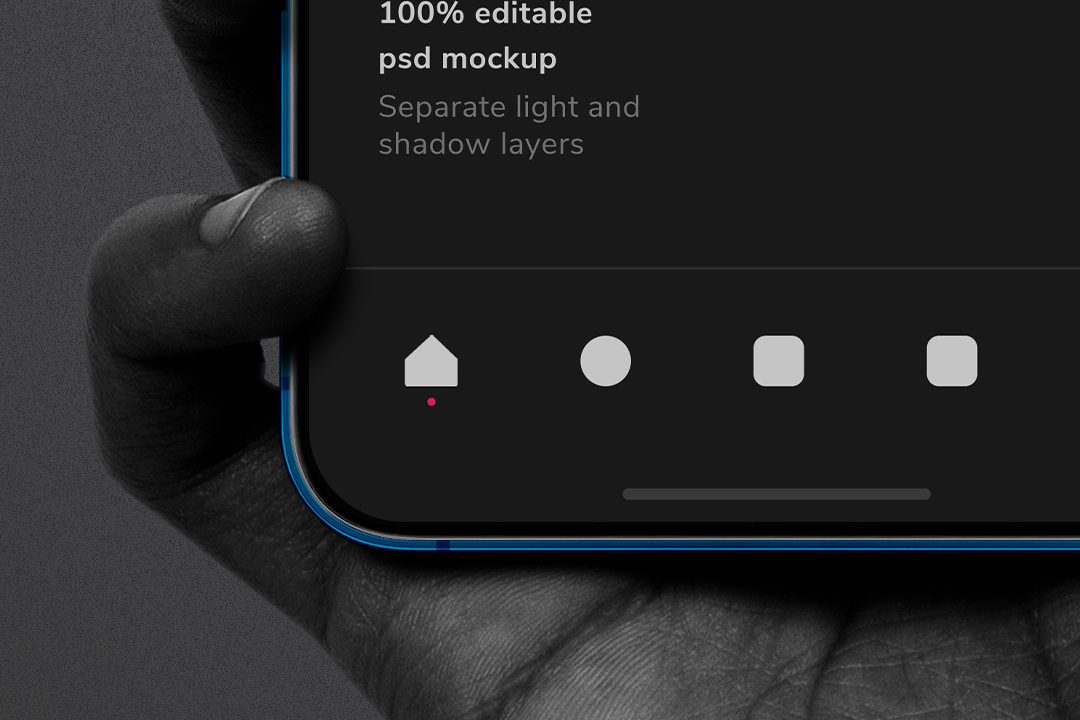 Phone Mockup - Hand Holding Android Phone - Image 3